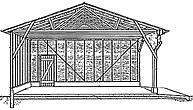 Picture of building framing