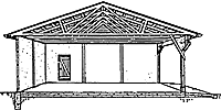 Picture of building framing